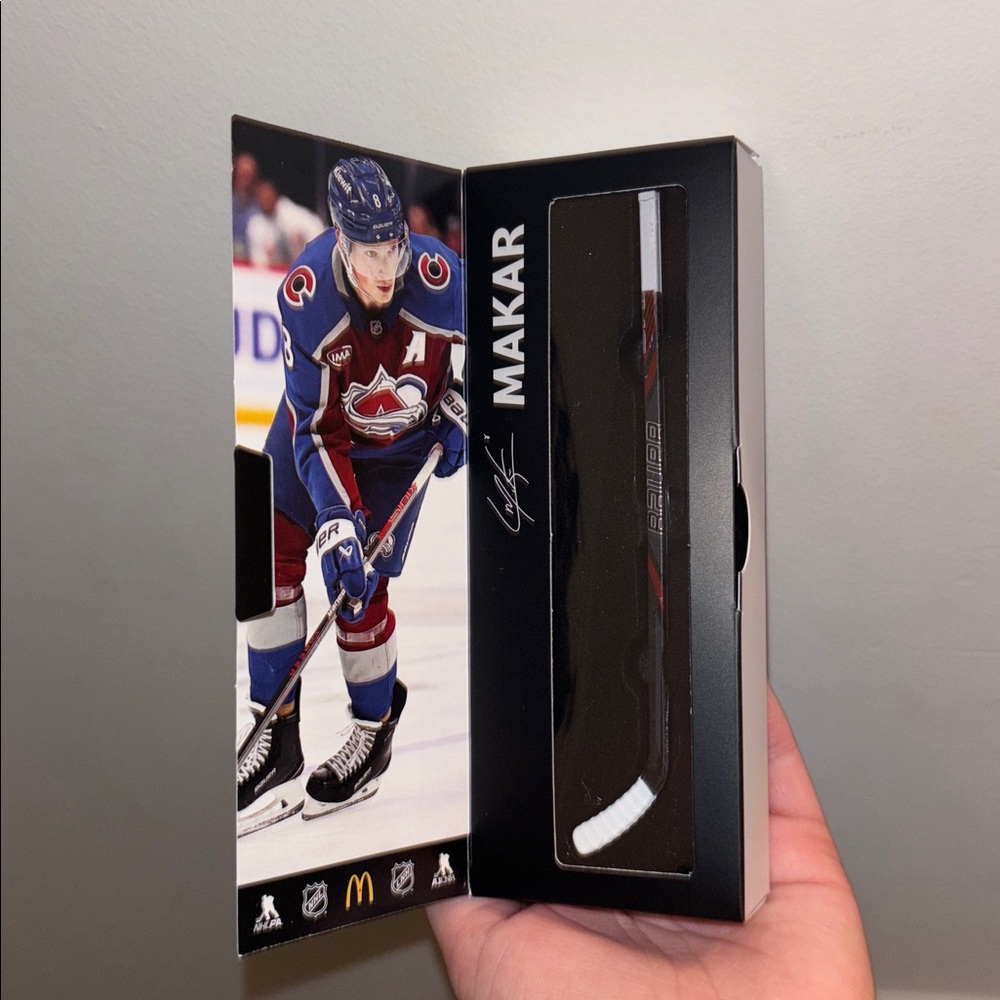 NHL Star Sticks Cale Makar McDonald's Mini Stick